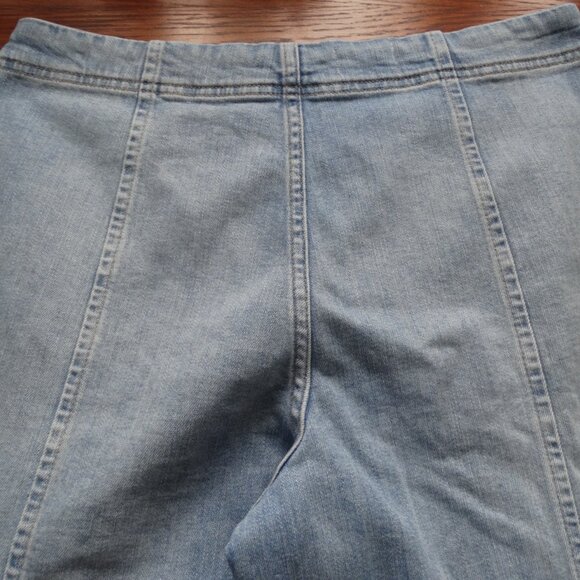NEW PILCRO by Anthropologie Grassland Mid-Rise Wide-Leg Crop Jeans Size 29, $148 - Picture 8 of 11
